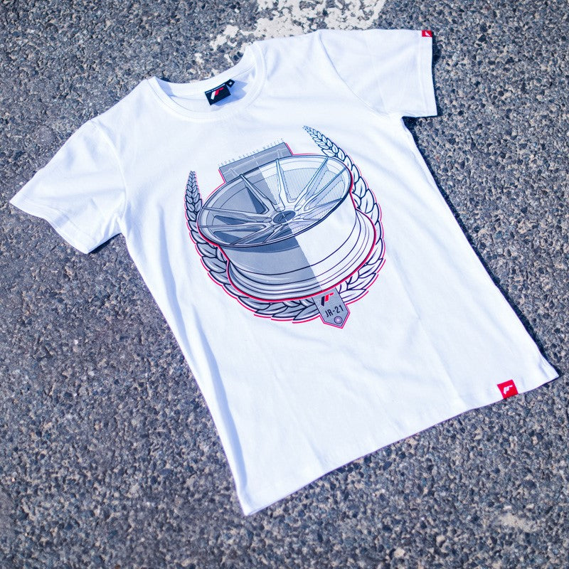 JR Herre T-Shirt JR-21 Laurel Hvid Størrelse XXL