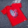 JR Herre T-Shirt JR-11 Bil Rød Størrelse XXL
