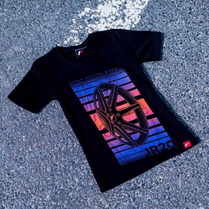 JR Kvinders T-Shirt JR-20 Face Sort Størrelse XS