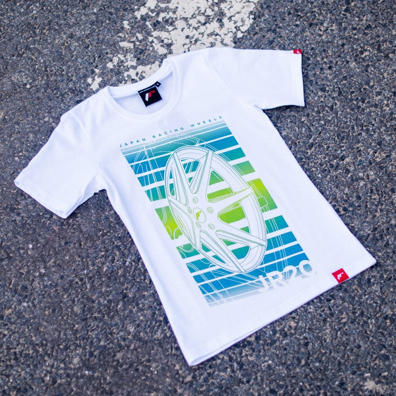 JR Women's T-Shirt JR-20 Face White Storlek L