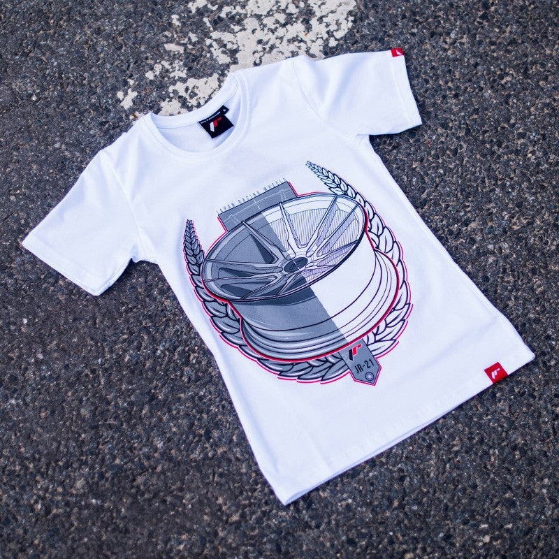 JR Kvinders T-Shirt JR-21 Laurel Hvid Størrelse XS