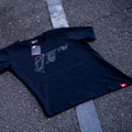 JR Herre T-Shirt Logo Sort Størrelse XXL
