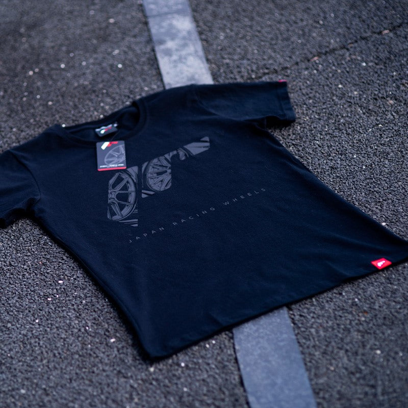 JR Herre T-Shirt Logo Sort Størrelse XXL