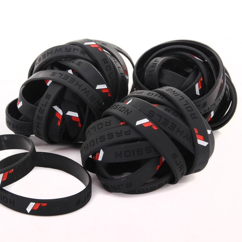 Pakke med JR-Wheels Silikone Armbånd 50stk