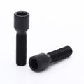 Set med 10 SVARTA stjärnbultar 38mm 14x1,25 + Nyckel