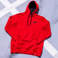 JR Unisex Hoodie Logo Rød Størrelse XXL
