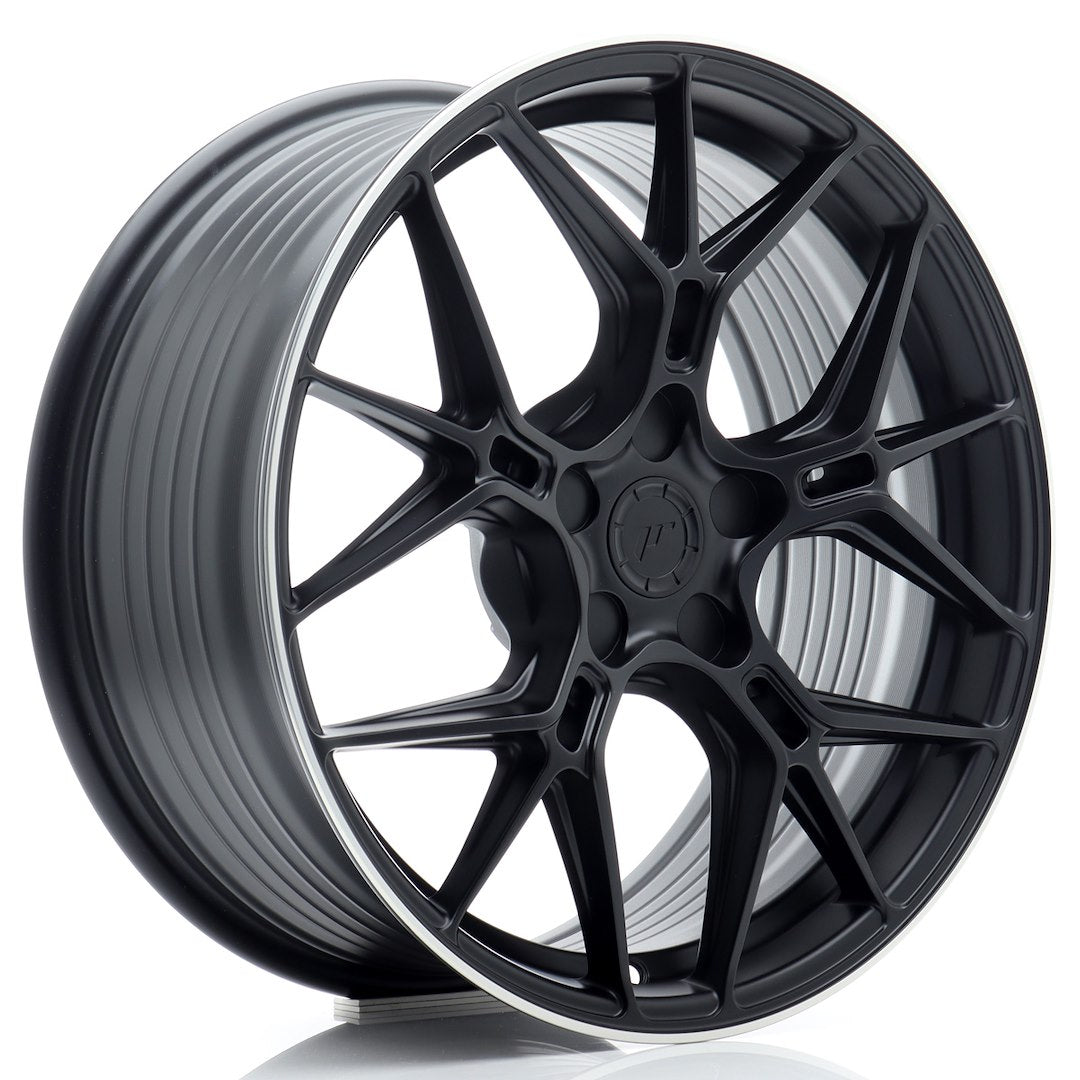 Japan Racing JR51 Satin Black w/ Machined Lip