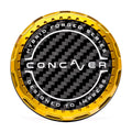 Concaver Premium Center Cap - Classic Carbon - Gold Anodized