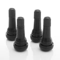 Set of 4 air valves (EPDM+Brass) BLACK