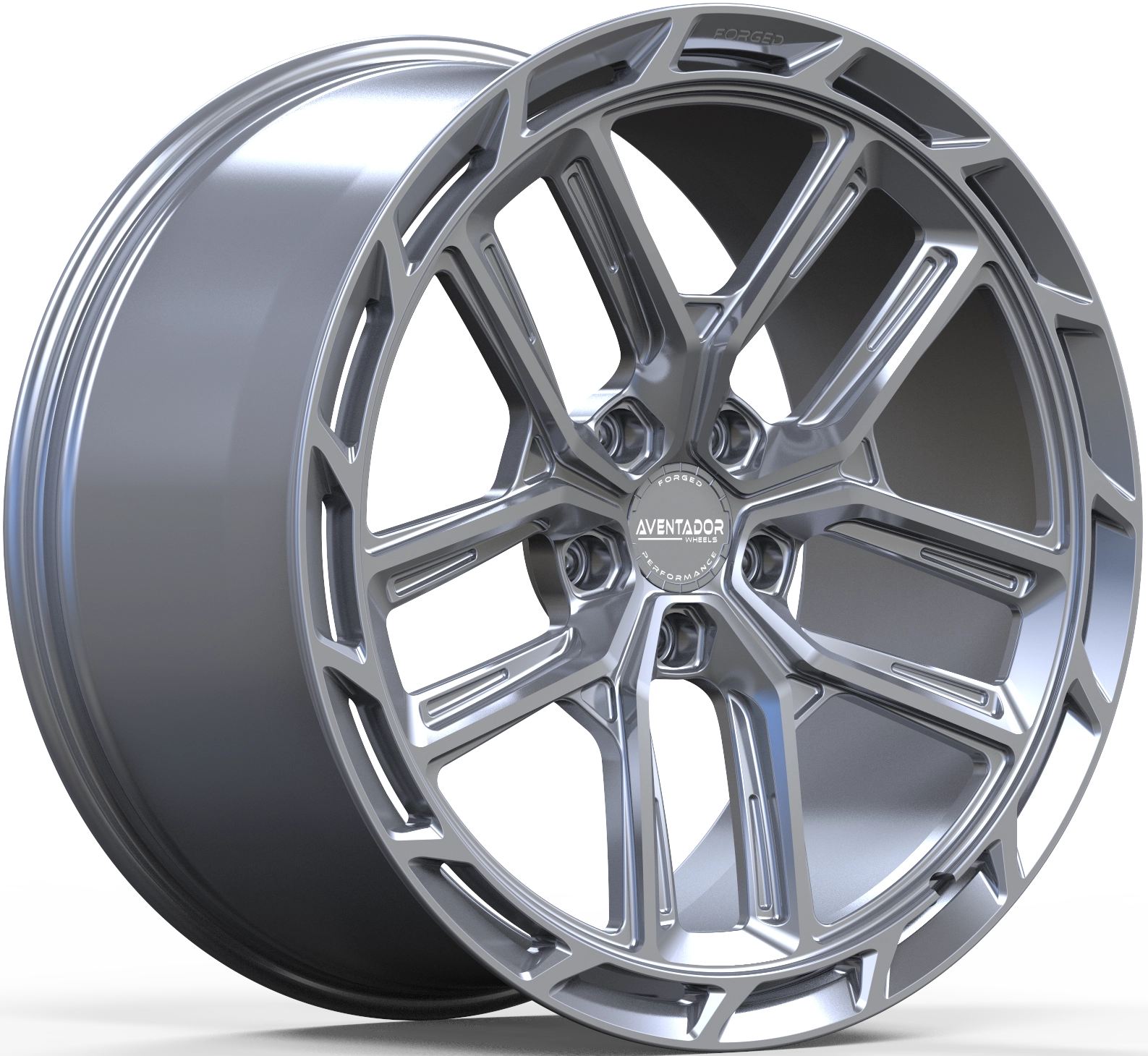 Aventador Wheels Forged Aero Sport Gloss Satin Silver