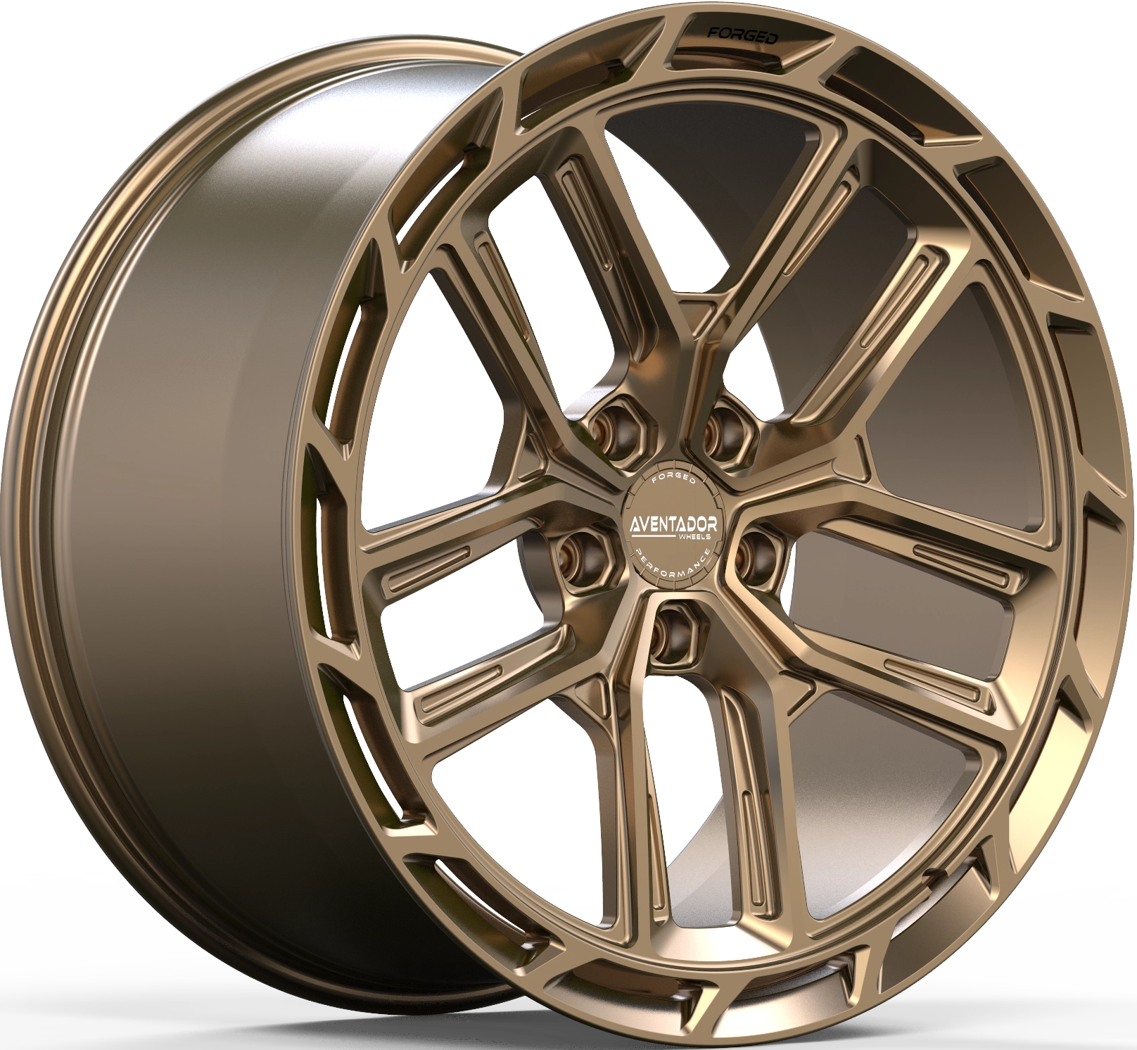 Aventadorfälgar Forged Aero Sport Gloss Bronze