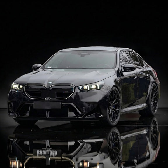 BMW 5-serie (G30,G31) från 2016-2026 - Hybrid Forged Stealth Gloss Black Staggered 20" Fälgset