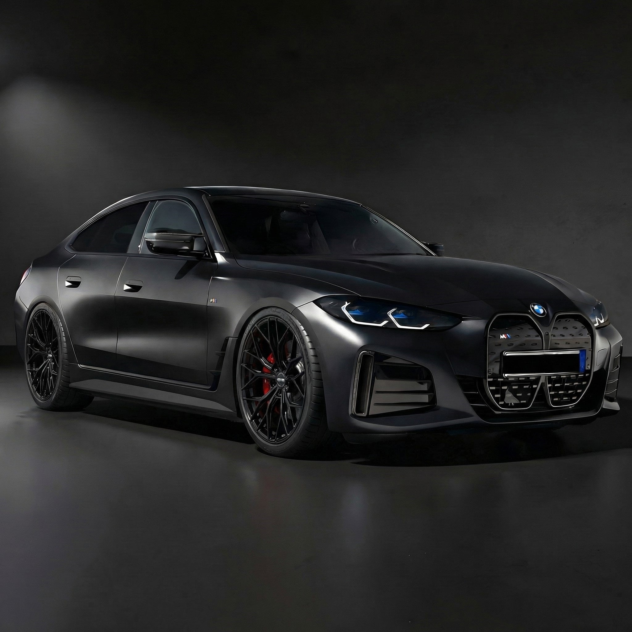 BMW I4 M50 Alla - Hybrid Forged Stealth Gloss Black Staggered 20" Fälgset