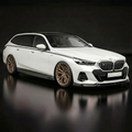 BMW 5-serie (G30,G31) från 2016-2026 - Hybrid Forged Stealth Gloss Black Staggered 20" Fälgset