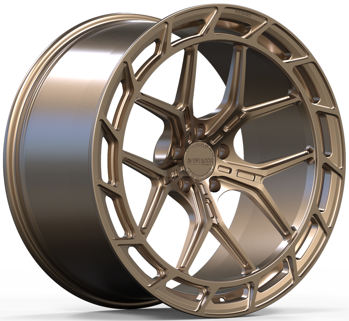 Aventador Wheels Forged Apex Edge Gloss Bronze