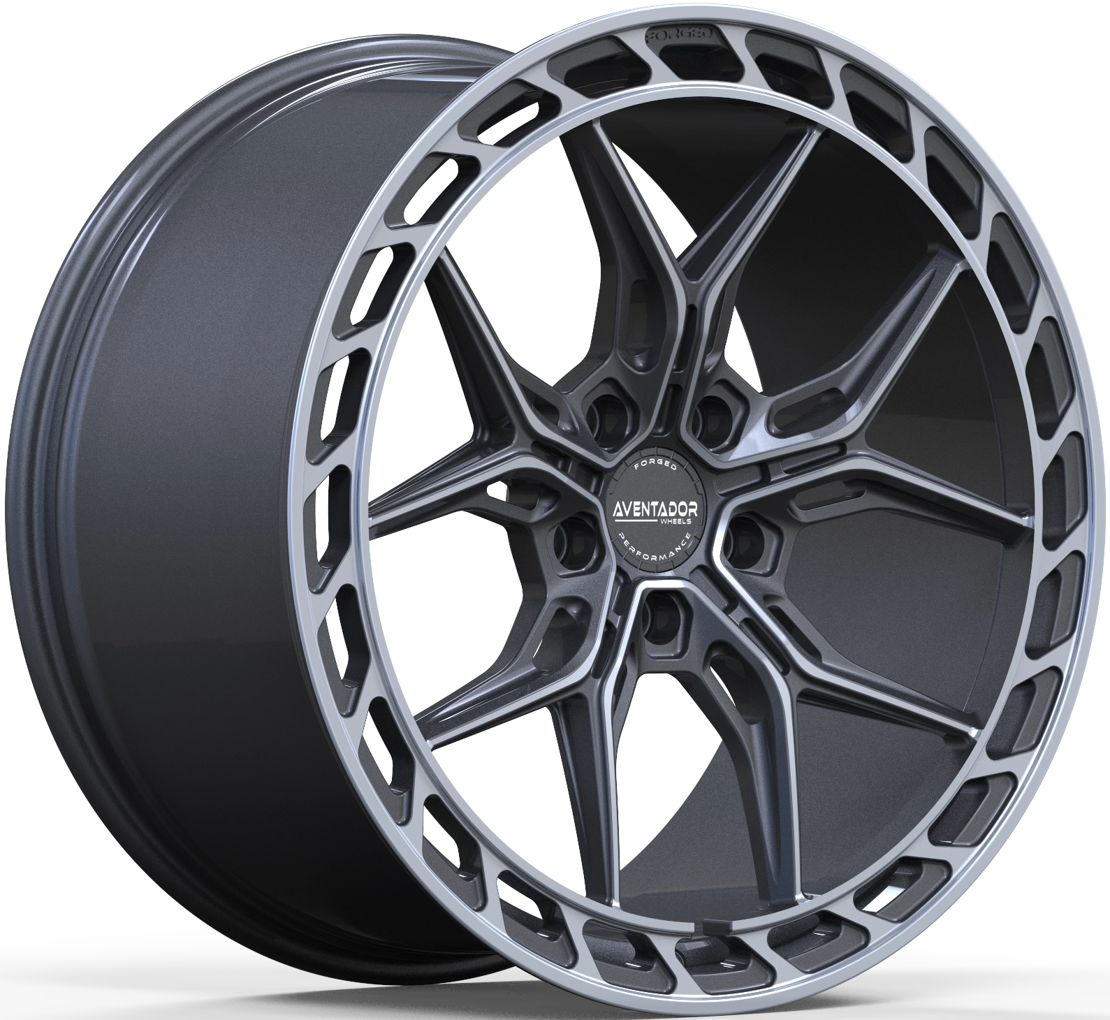 Aventador Wheels Forged Bullet Air Carbon Gloss Polished