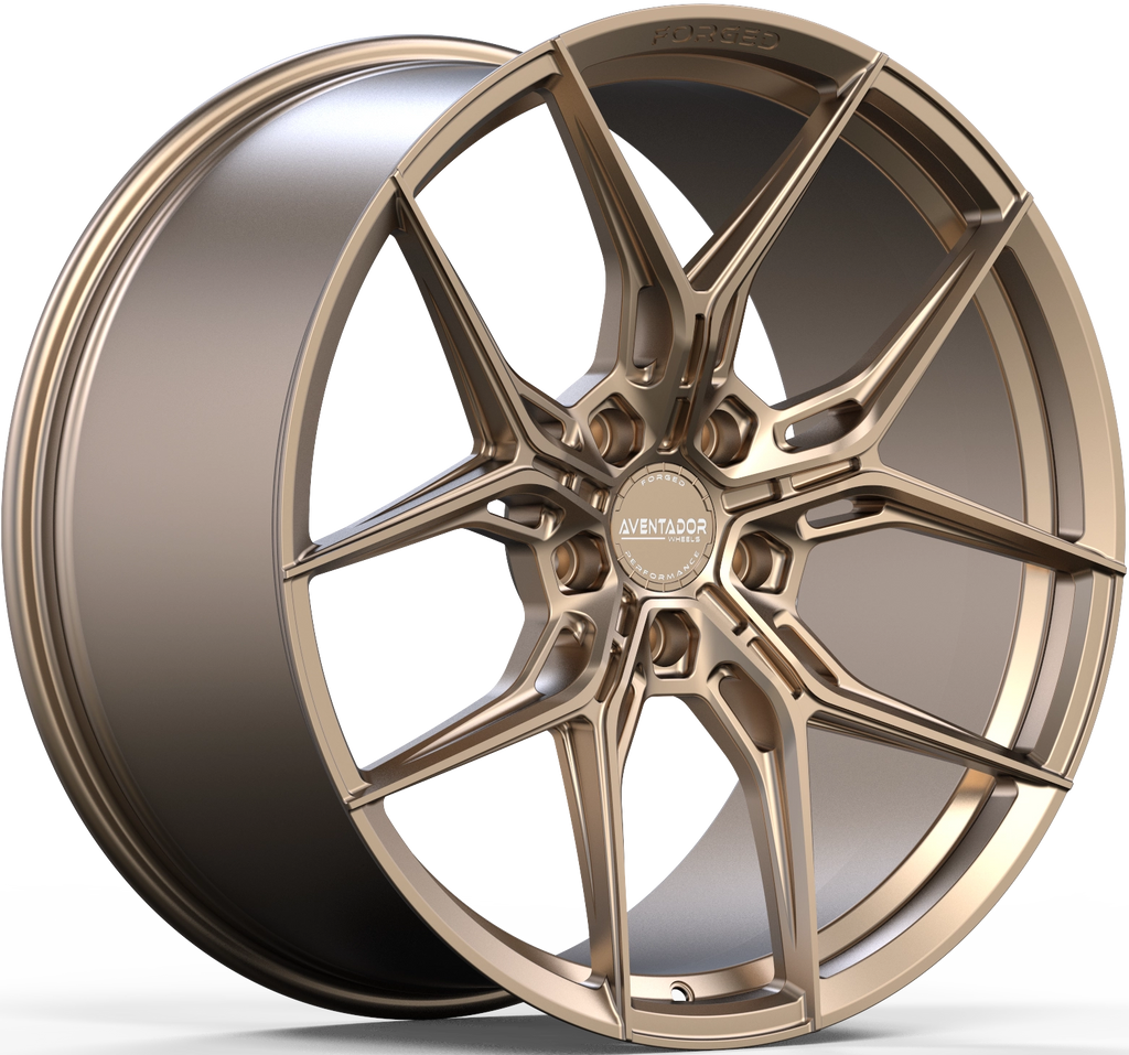 BMW 5-serie (G30,G31) från 2016-2026 - Hybrid Forged Stealth Gloss Black Staggered 20" Fälgset
