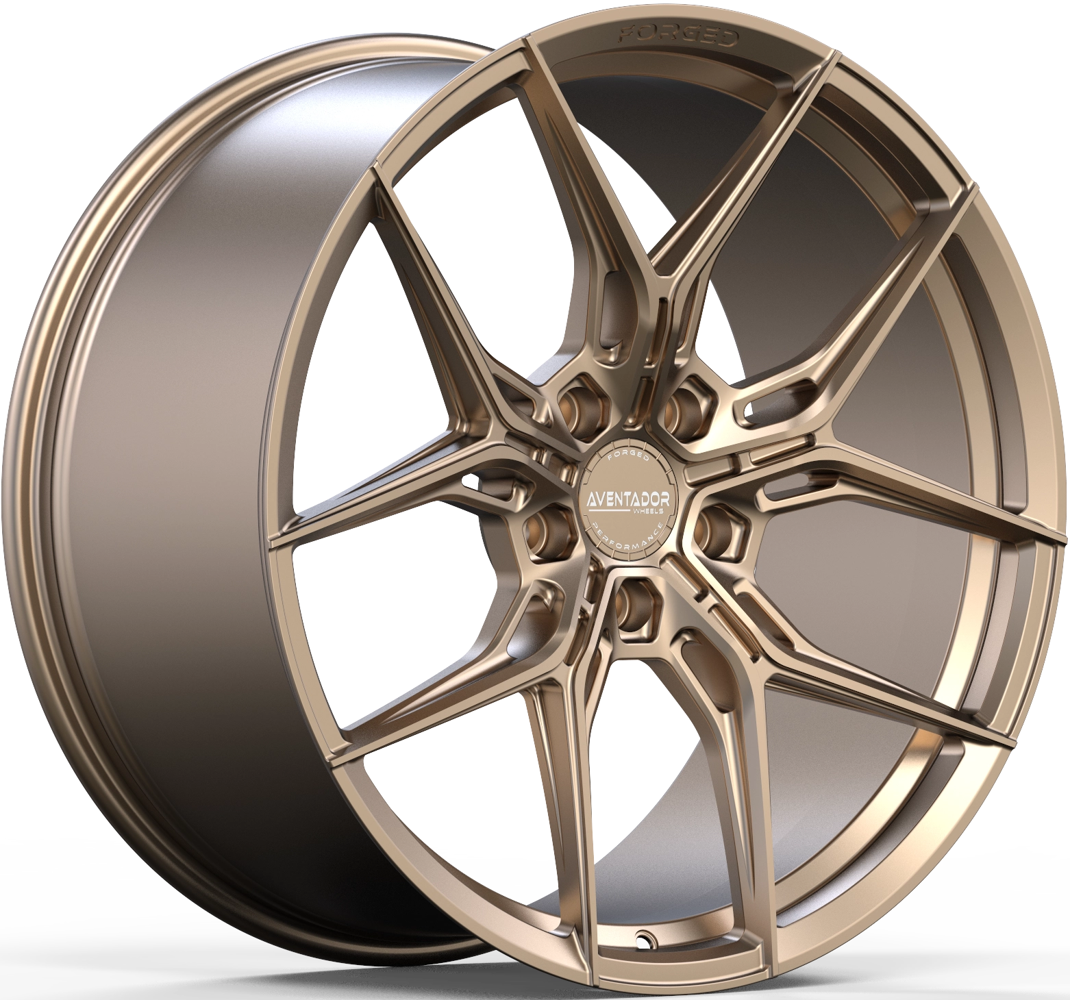 Audi e-tron Forged Bullet – 21x10 ET32 Gloss Bronze (Komplett felgsett)