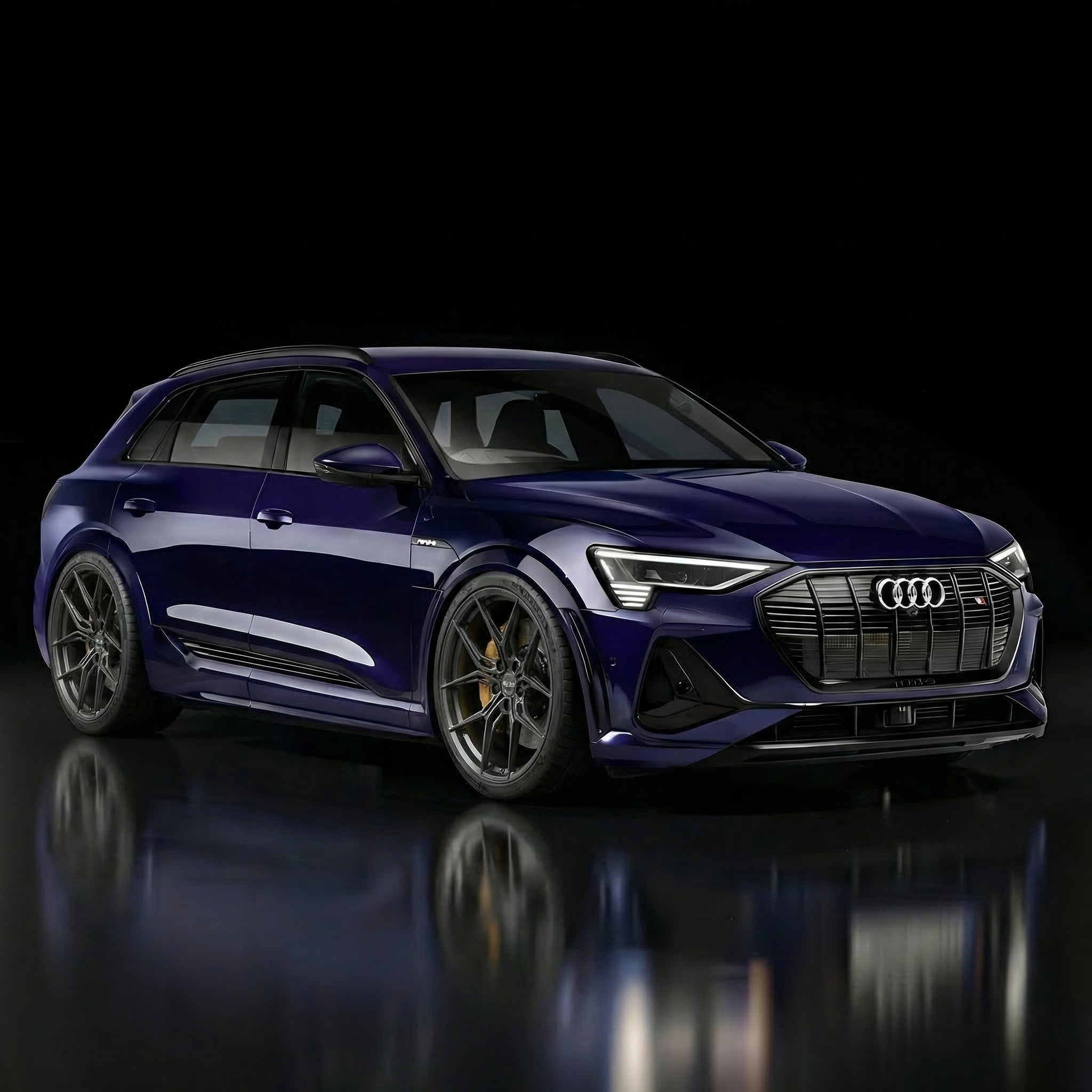 Audi e-tron Forged Bullet – 21x10 ET32 Gloss Gray (Komplett felgsett)