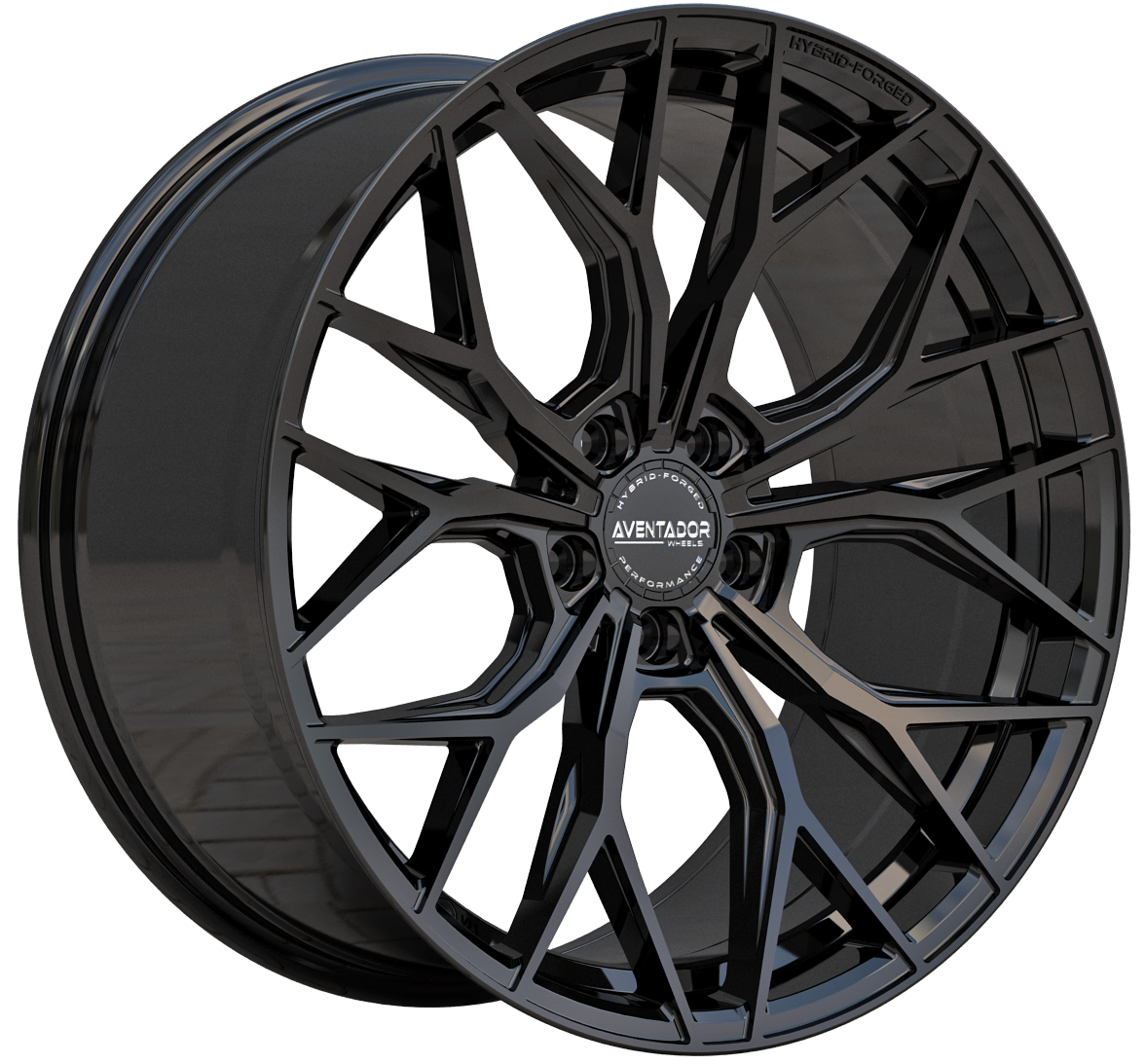 Aventador Wheels Hybrid-Forged Stealth Gloss Black
