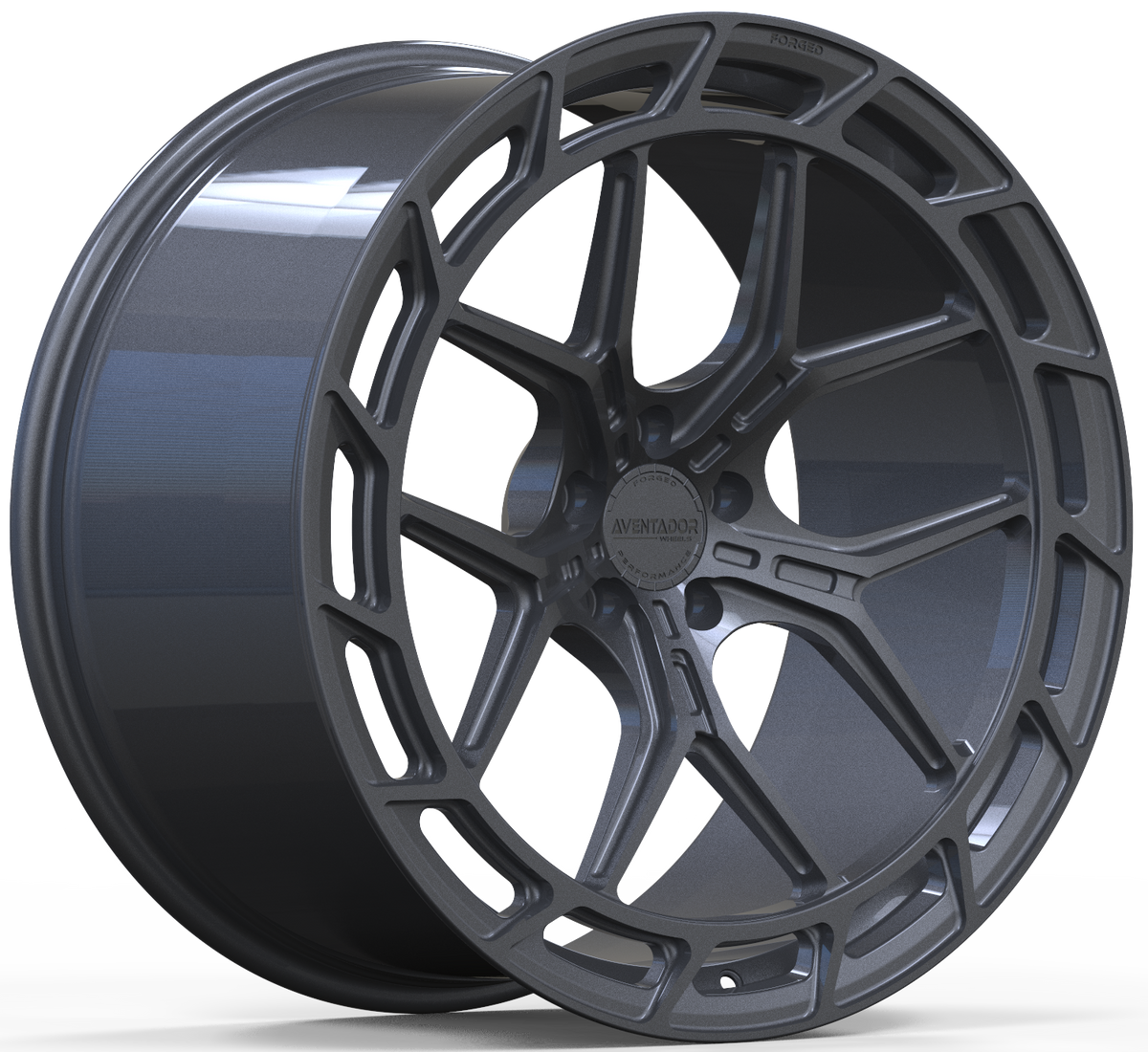Aventador Wheels Forged Apex Edge Carbon Gloss Dark