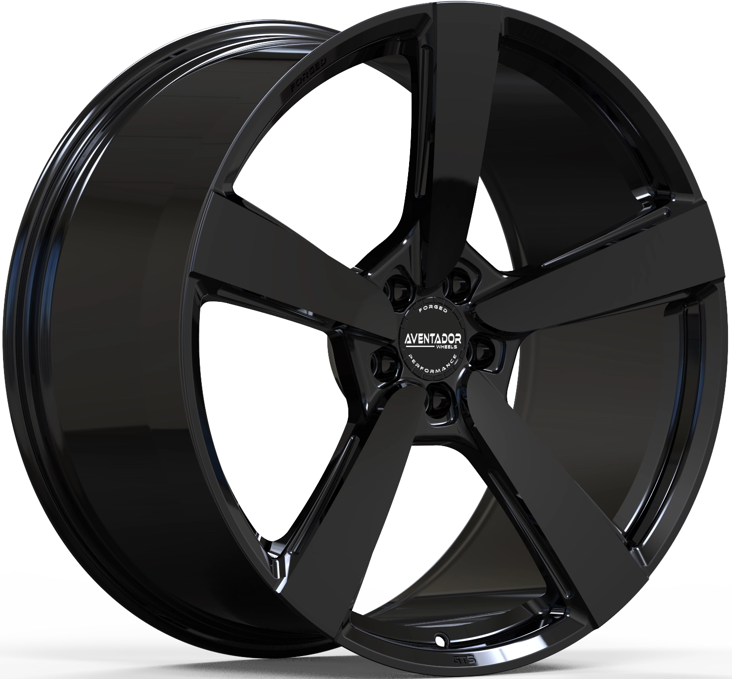 Aventador Wheels Forged GTS Gloss Black