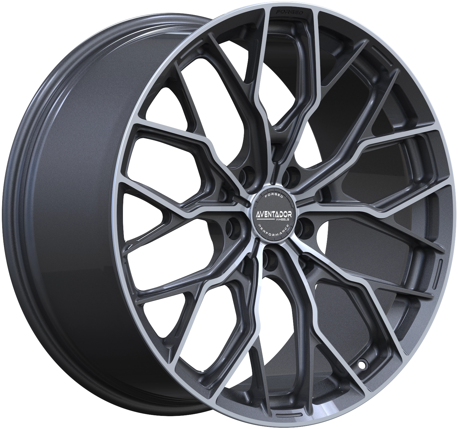 Aventador Hjul Forged Ghost Carbon Gloss Poleret
