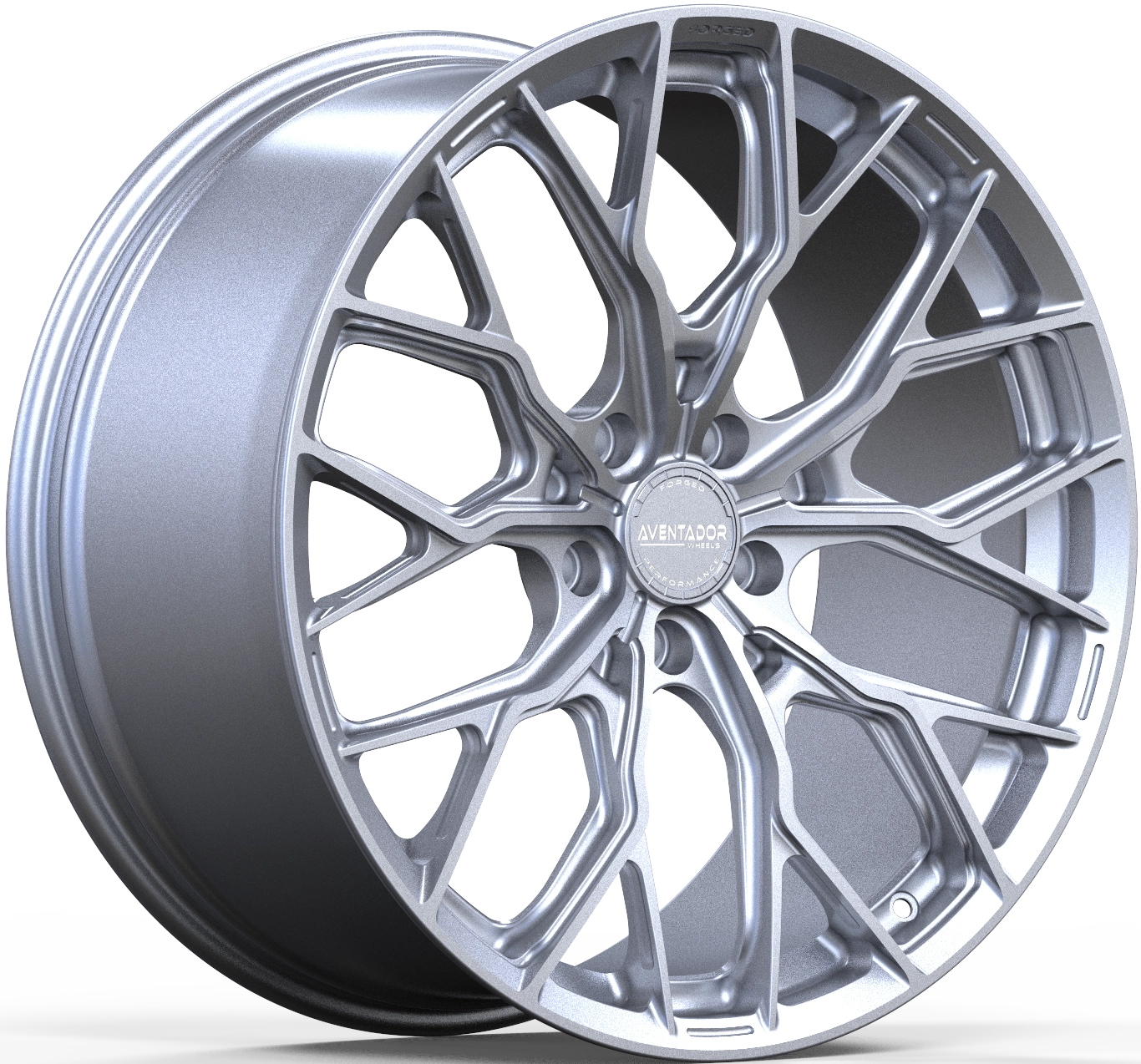 Aventador Wheels Forged Ghost Gloss Satin Silver