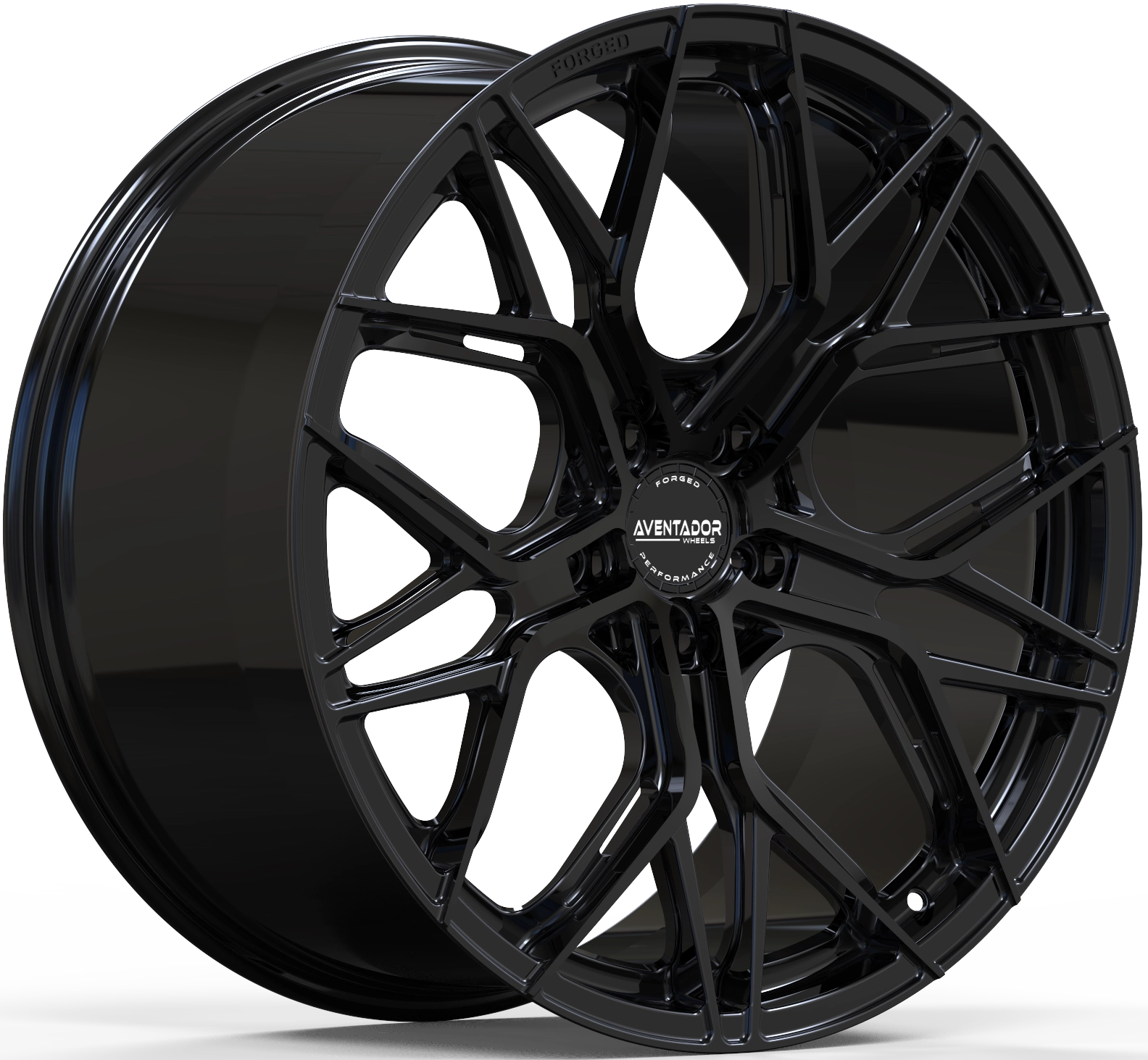 Aventador Hjul Forged Limitless Gloss Sort