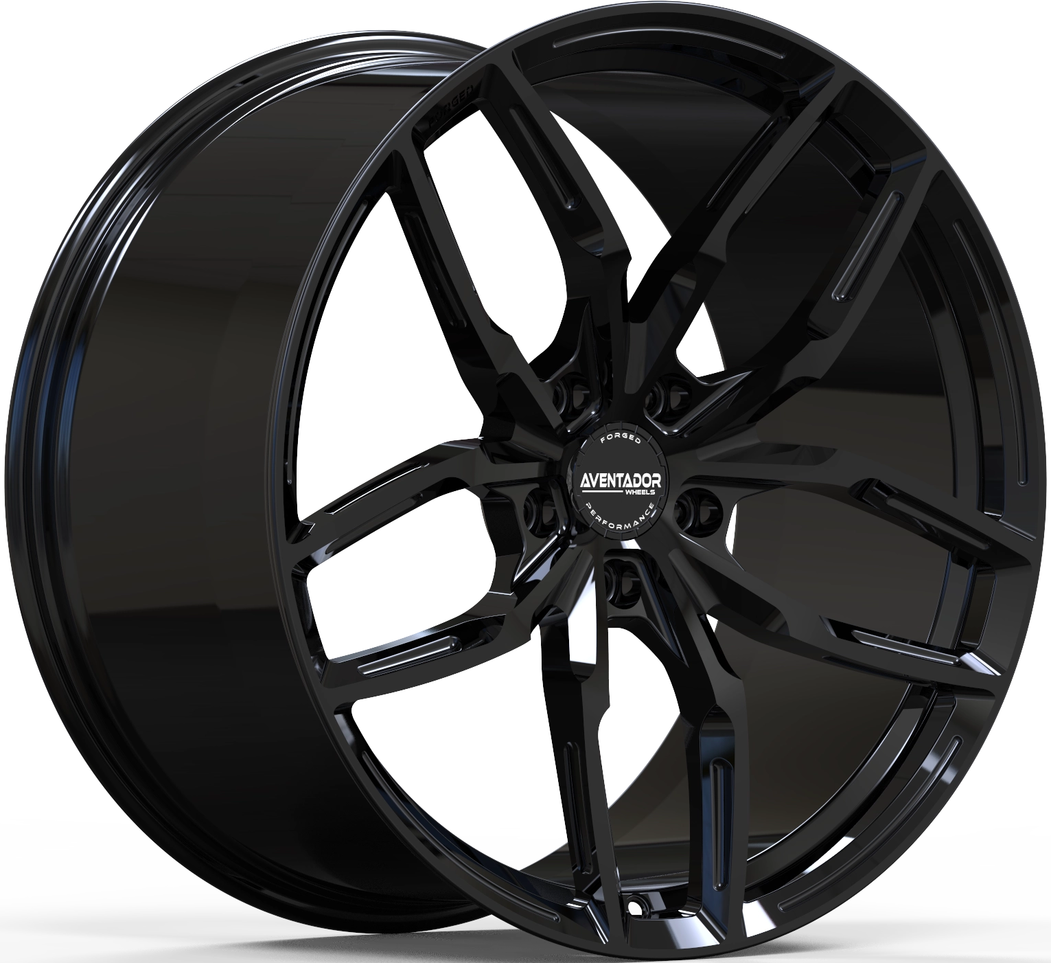 Aventador Wheels Forged Nova Gloss Black