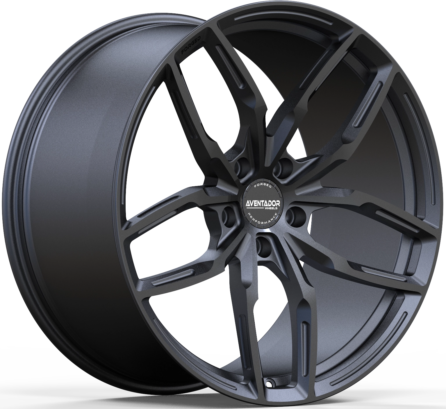 Aventador Wheels Forged Nova Carbon Gloss Dark