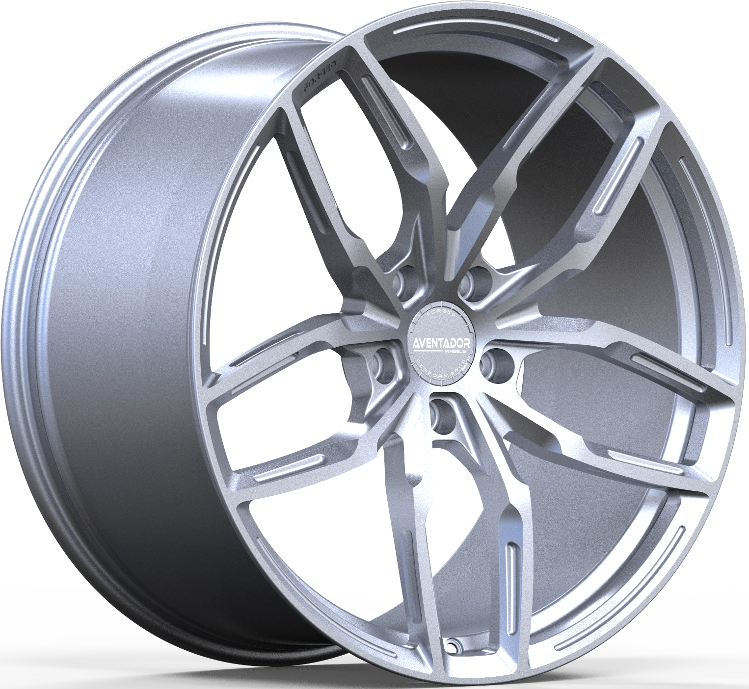 Aventador Wheels Forged Nova Gloss Satin Silver