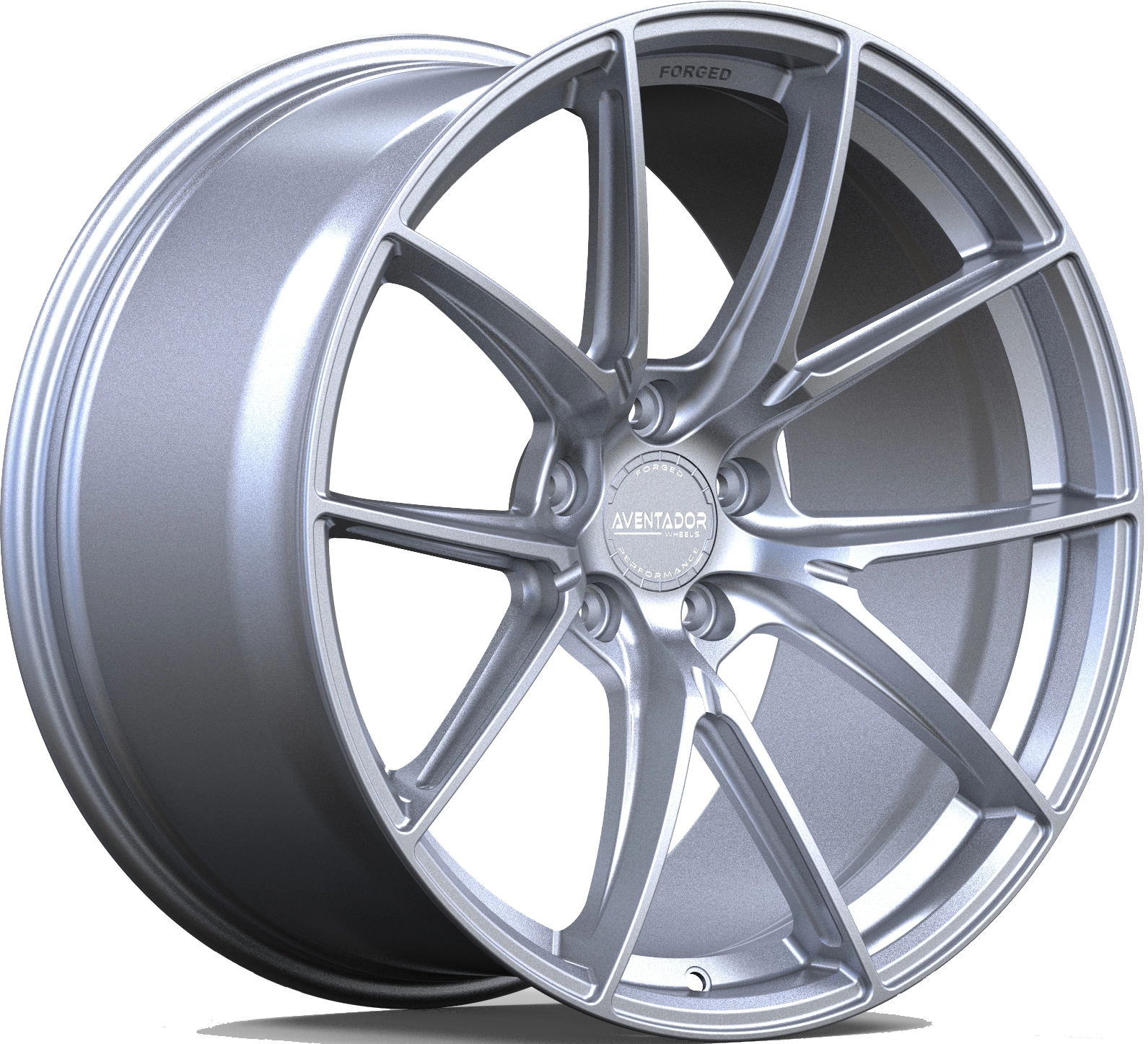 Aventador Wheels Forged Prime Gloss Satin Silver