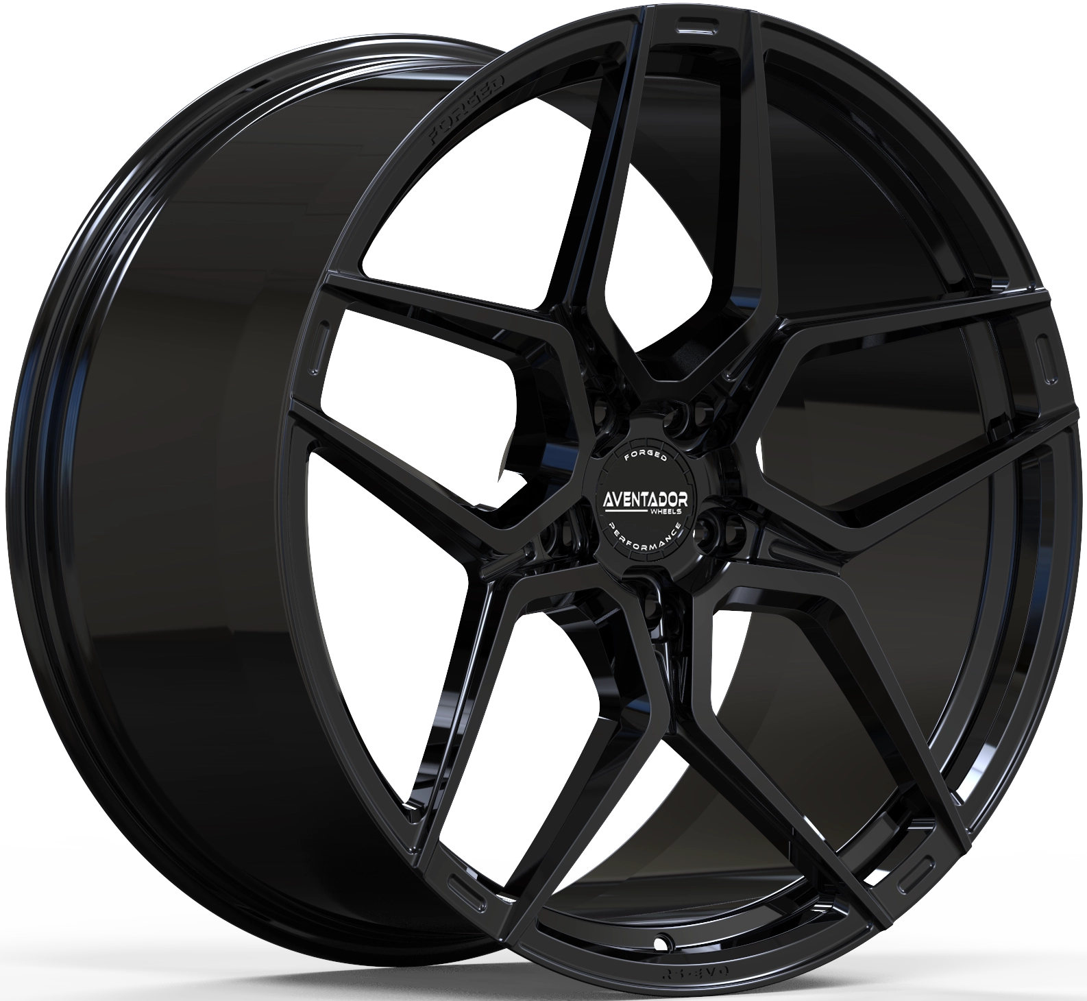Aventador Hjul Forged RS Evo Gloss Sort
