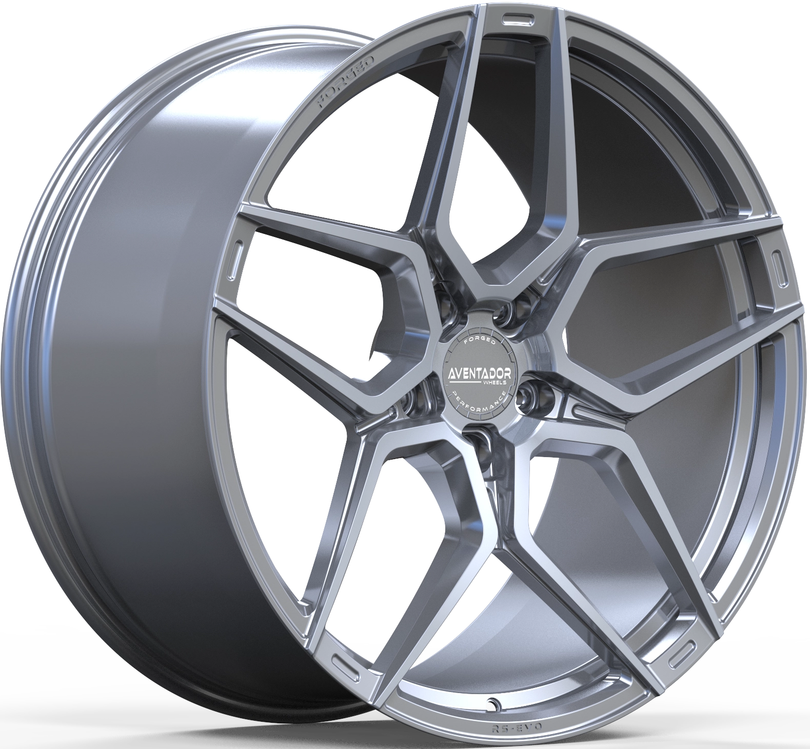 Aventador Wheels Forged RS Evo Gloss Satin Silver