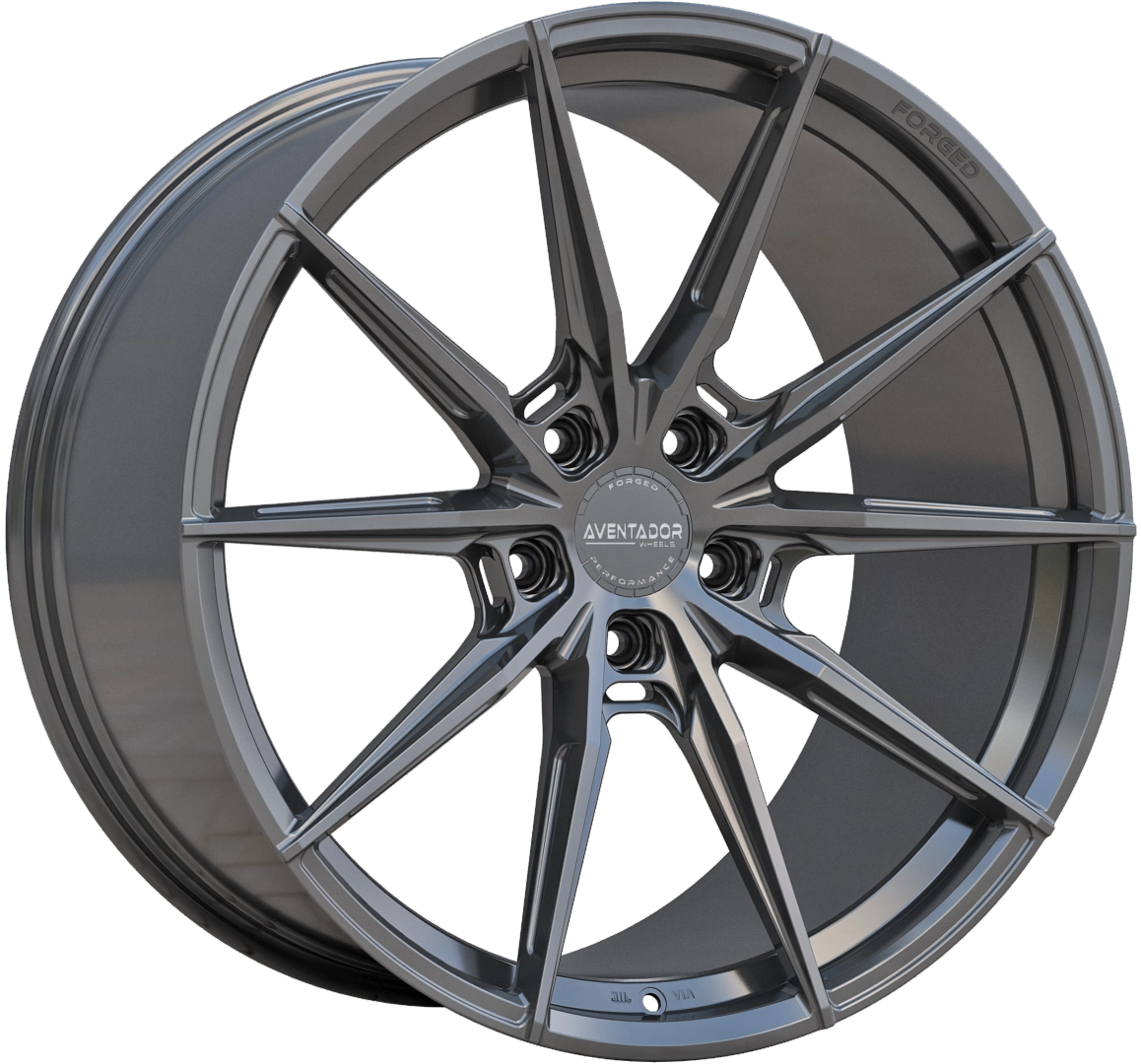 Porsche Taycan og Audi GT (alle modeller) – Forged Spider Y 21” Gloss Gray (4 felger)