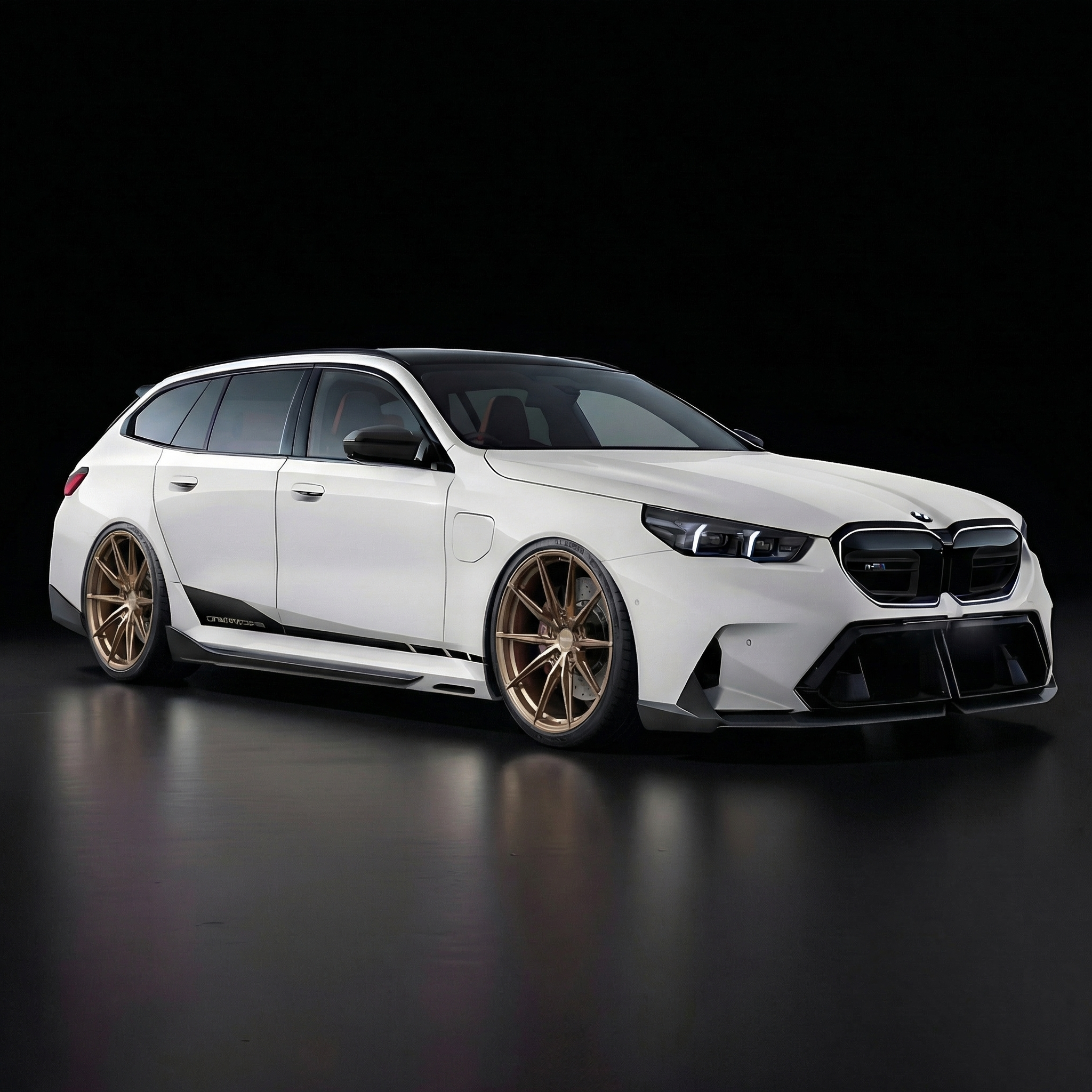 BMW i4 & BMW 5-serie – Forged Spider 21” Gloss Bronze (Komplett felgsett)
