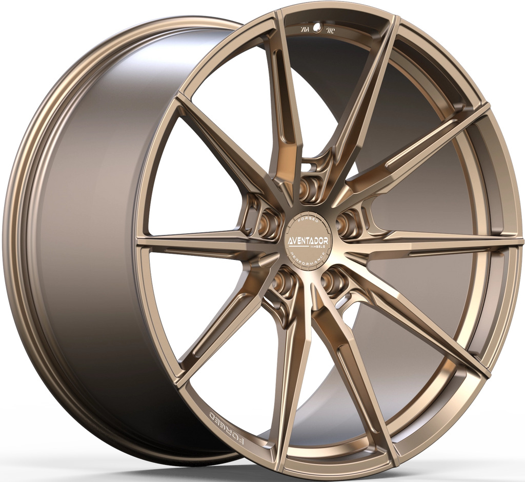 BMW 5-serie (G30,G31) från 2016-2026 - Hybrid Forged Stealth Gloss Black Staggered 20" Fälgset