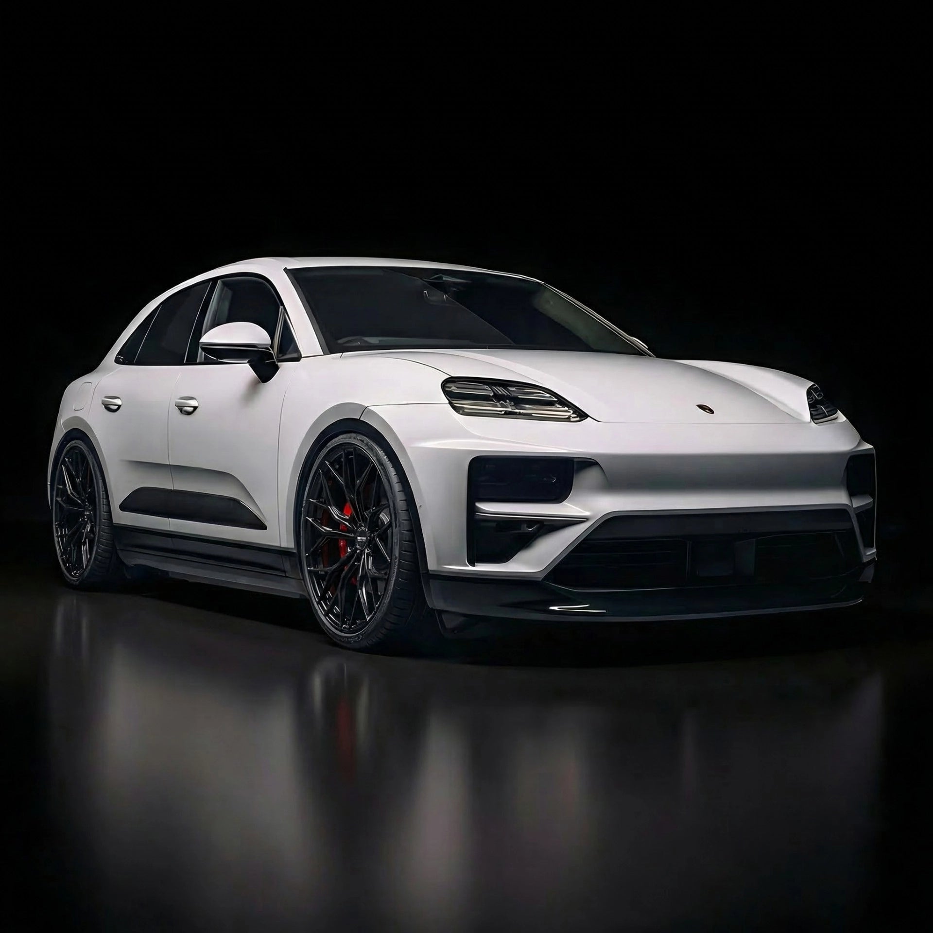 Porsche Macan (alle modeller) – Forged Stealth Y 22” Gloss Black (Komplett felgsett)