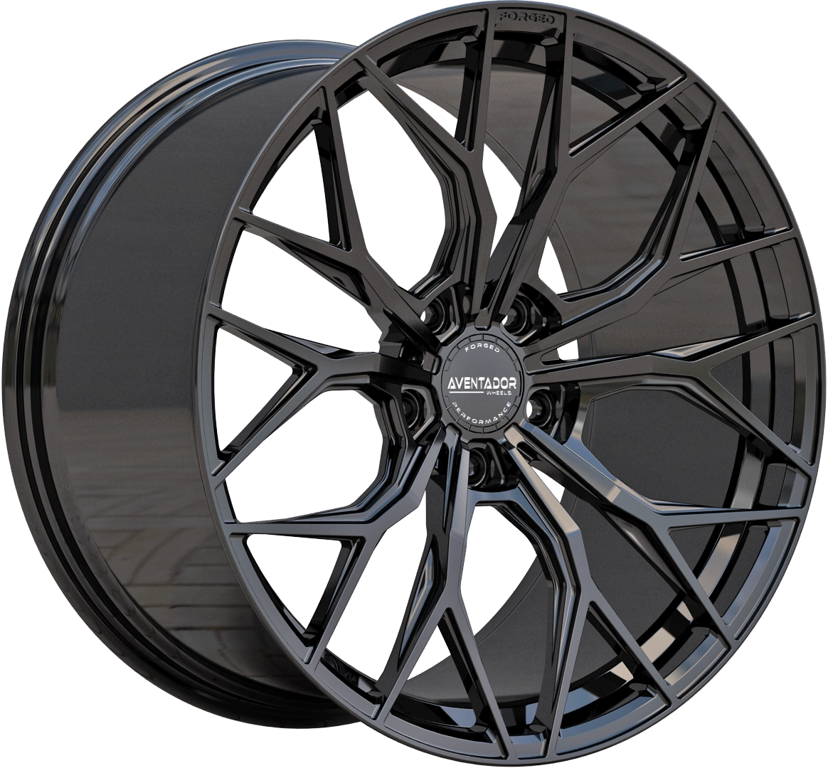 Aventador Hjul Forged Stealth Gloss Black