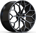 Aventador Wheels Forged Titan Black Gloss Polished