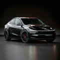 Tesla Model Y (Fits All) - Hybrid Forged Stealth Gloss Black 20" Wheelset