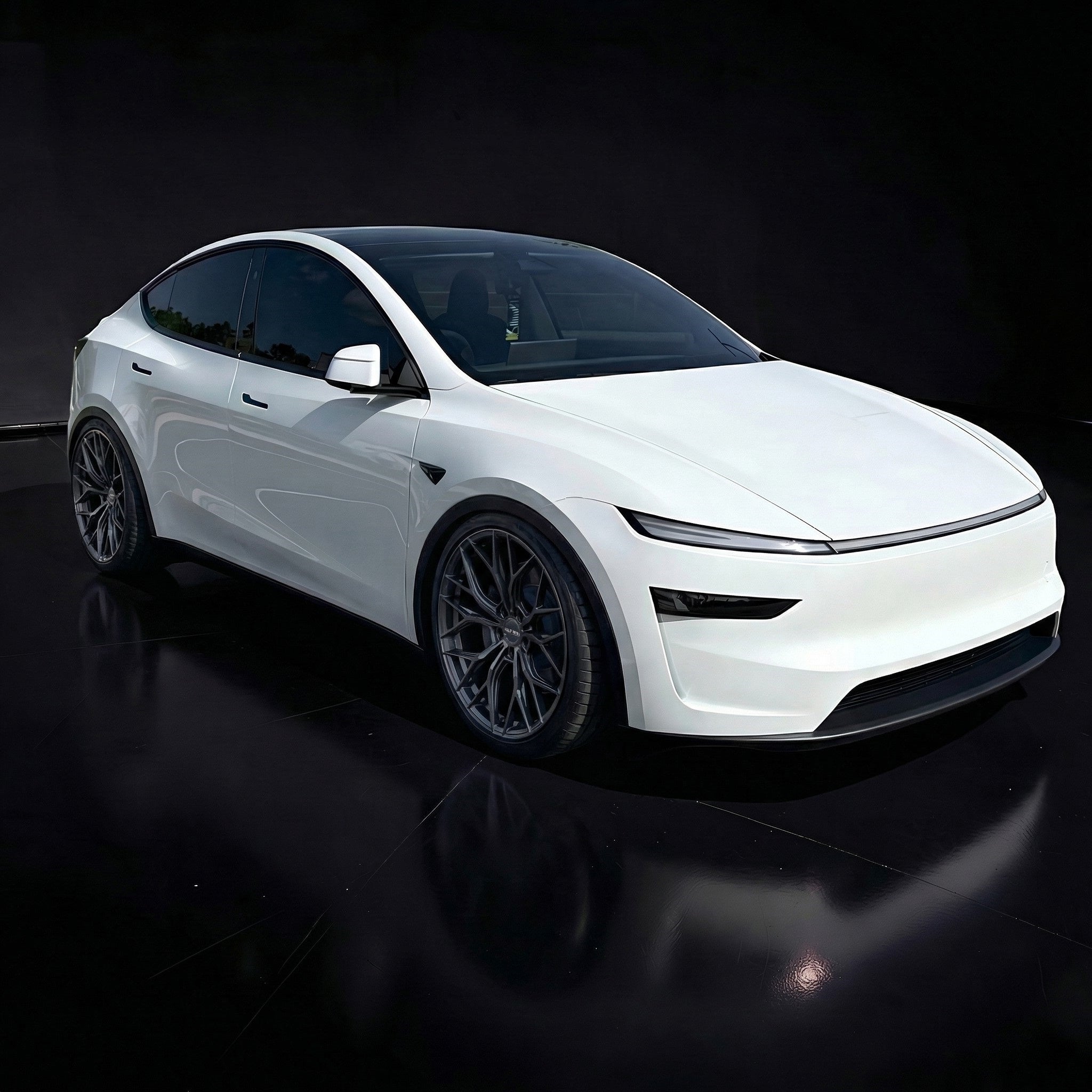 Tesla Model Y (Passar alla) - Hybrid Forged Stealth Gloss Carbon 20" Fälgsats