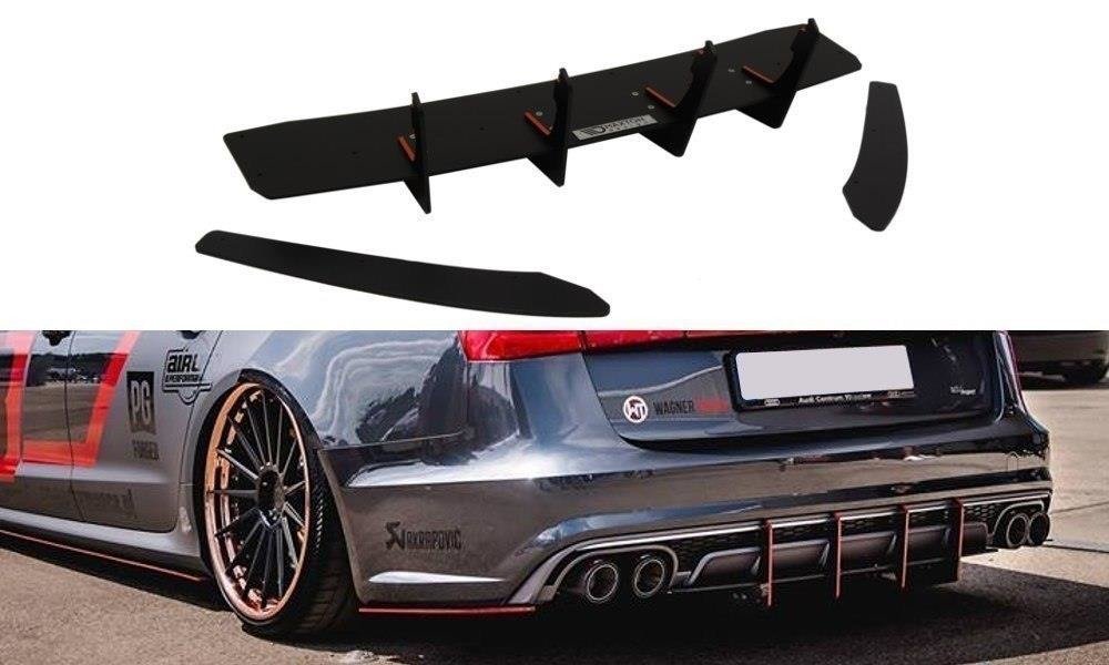 Maxton Diffuser - Audi S6 C7