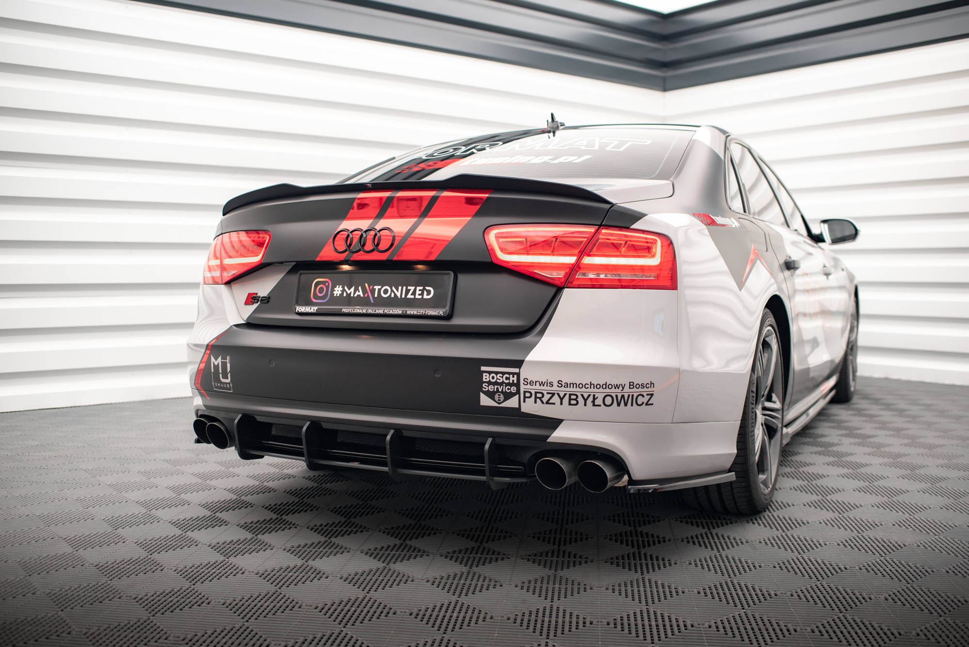 Maxton Diffuser - Audi A8 S8