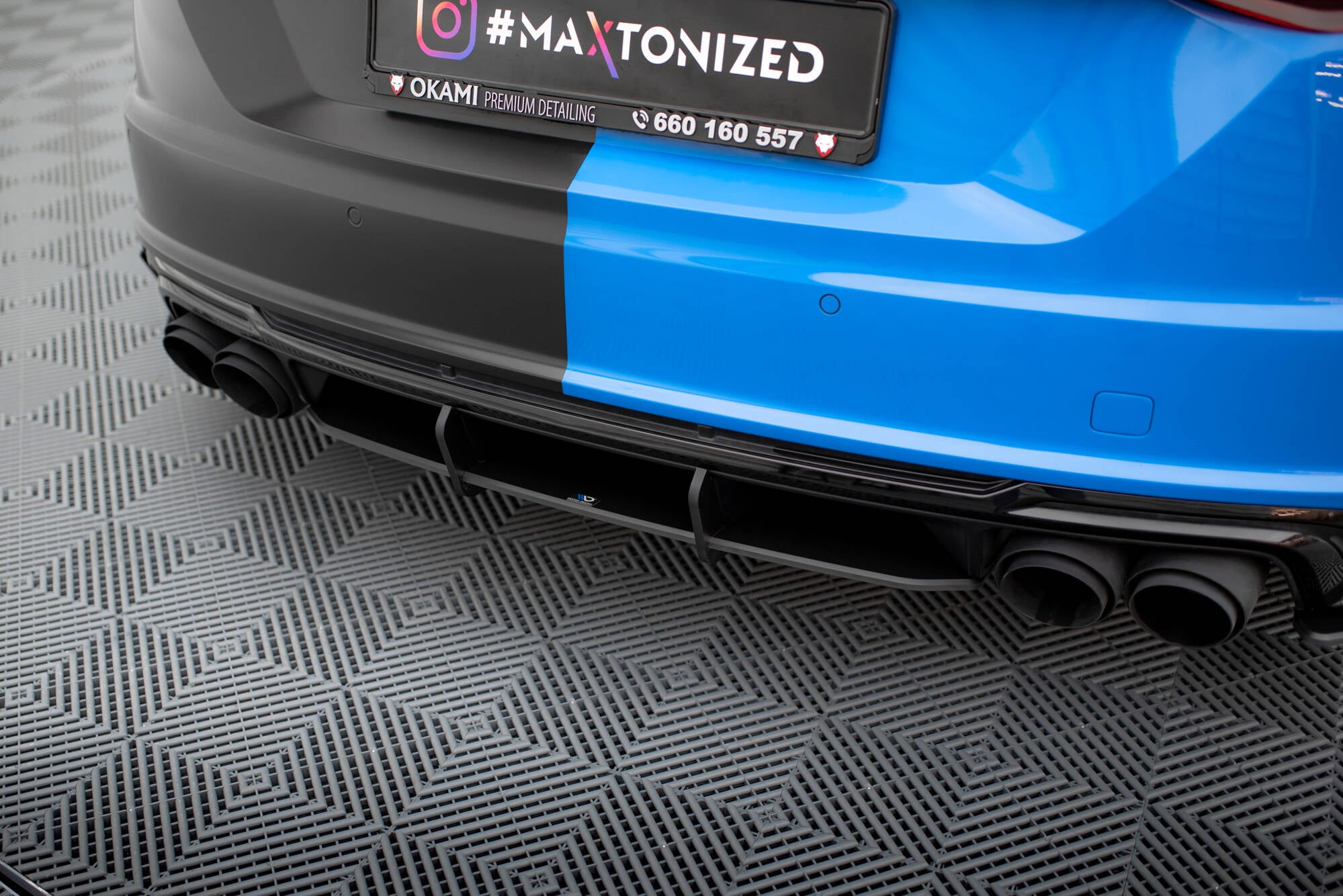 Maxton Diffuser - Audi TT RS TT