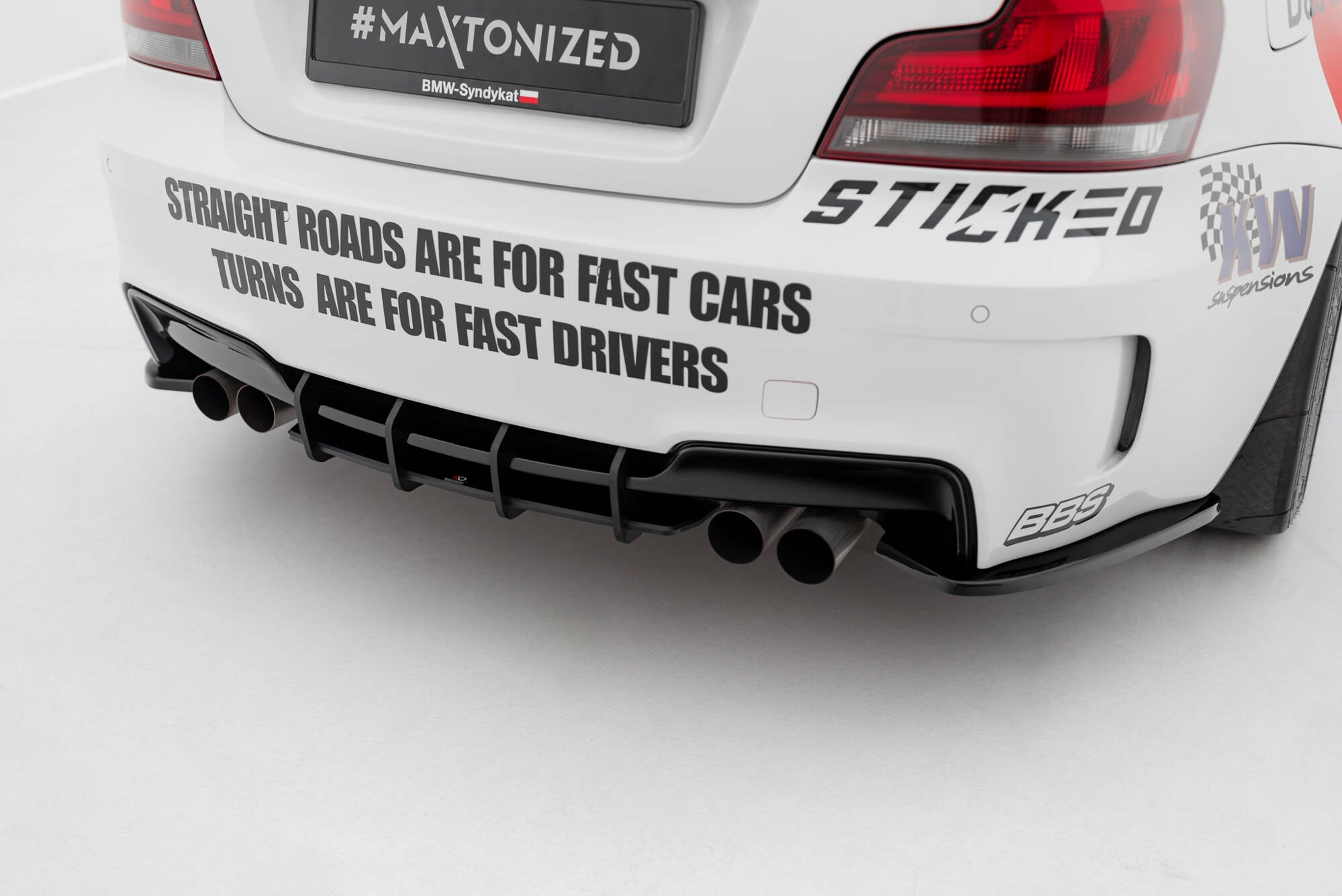Maxton Diffuser - BMW Seria 1 E81- E82- E87- E88