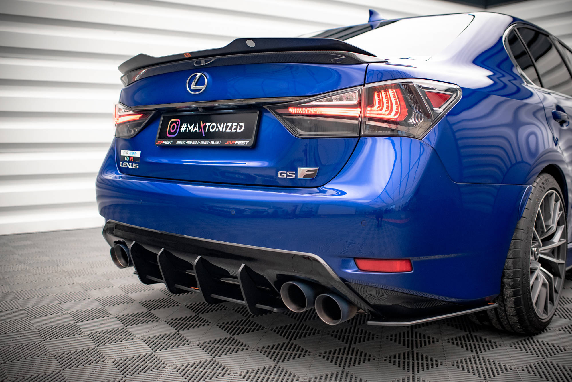 Maxton Diffuser - Lexus GS F Mk4 Facelift [2015-2020]