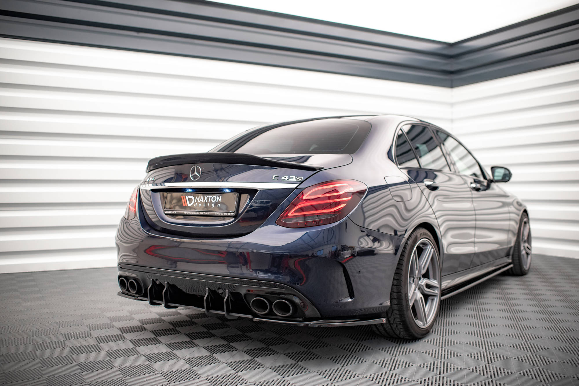 Maxton Diffuser - Mercedes C Klasa W205 Facelift