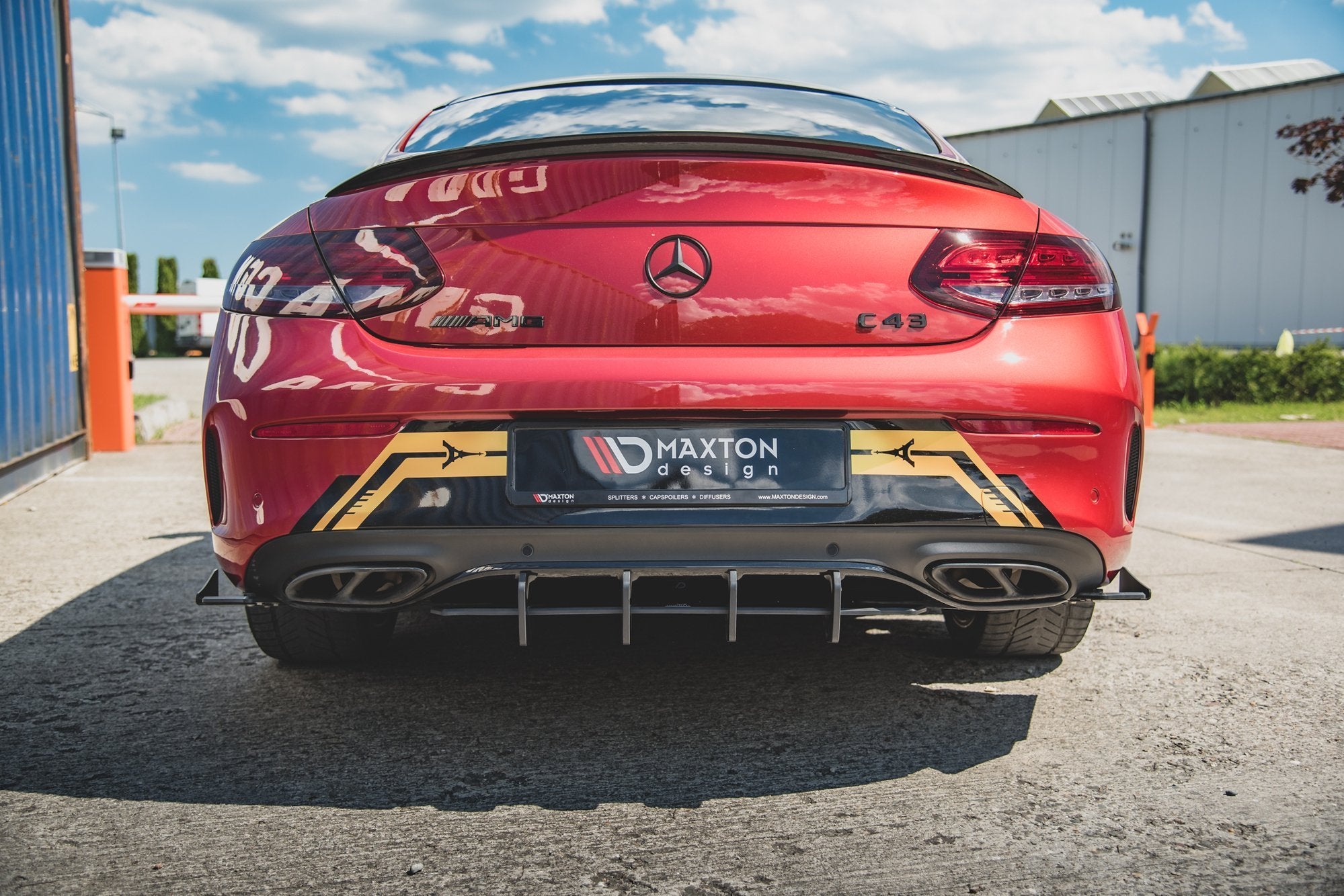 Maxton Diffuser - Mercedes C Klass W 205